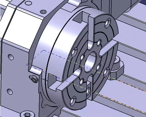 如何使用三坐標測量儀測量雕刻機上的轉軸?(圖4) 如何使用三坐標測量儀測量雕刻機上的轉軸?(圖4)